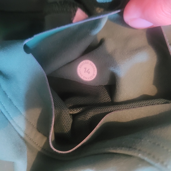 Lululemon Everglade Green Wunder Train High Rise Leggings 14 - Picture 3 of 4